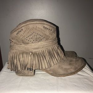 •Not Rated• Fringe Booties